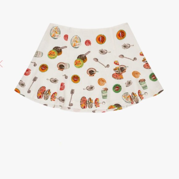 Star Skirt Lisa Says Gah - caviar dreams white - large only - Picture 2 of 4